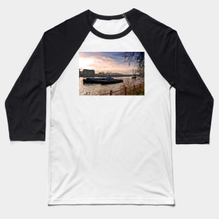 Chelsea Bridge River Thames London Baseball T-Shirt